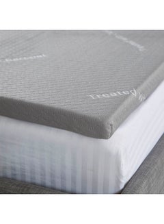 Home Box Innate Charcoal Infused Mattress Topper Combination Grey 200x180cm  - Image 4