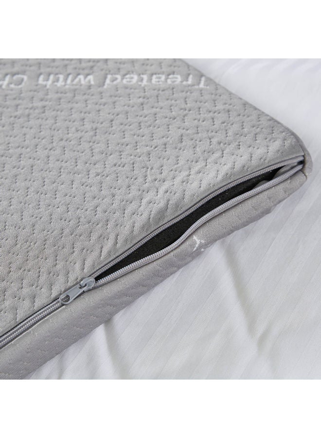 Innate Charcoal Infused Mattress Topper Combination Grey 200x180cm