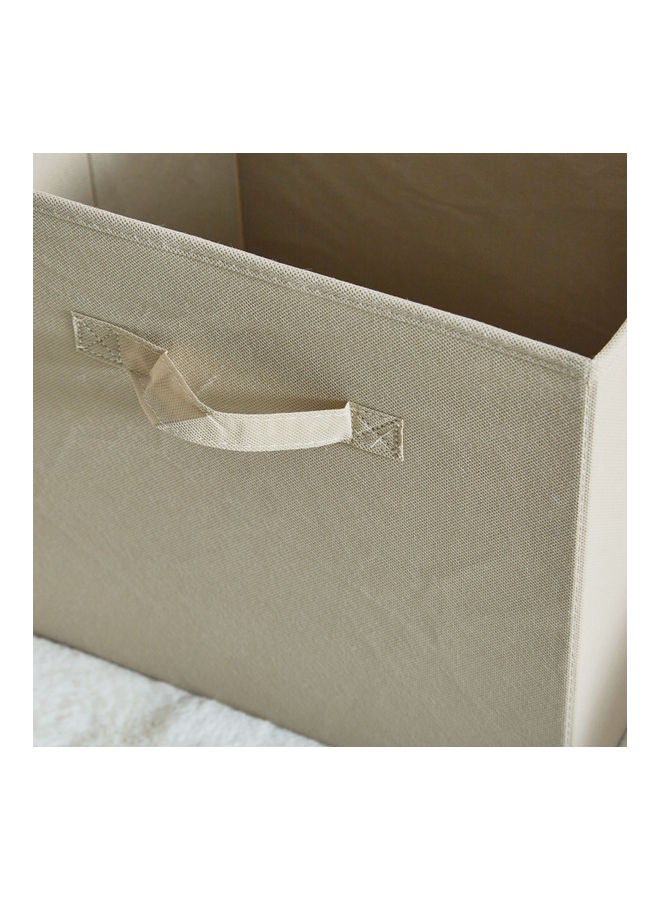 Home Box Olive Fabric Box Taupe 33x28x33cm - Image 3
