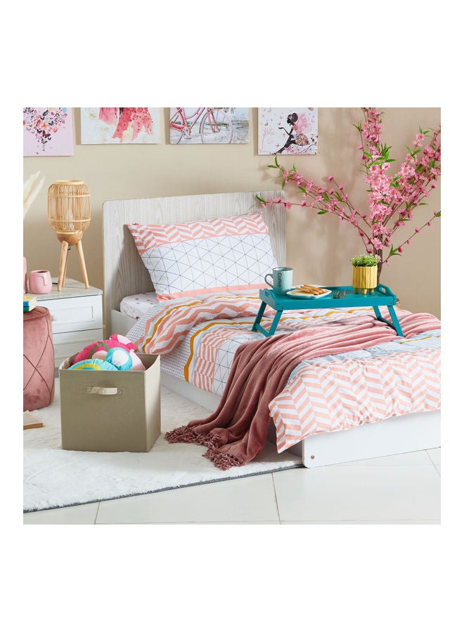 Home Box Olive Fabric Box Taupe 33x28x33cm - Image 5