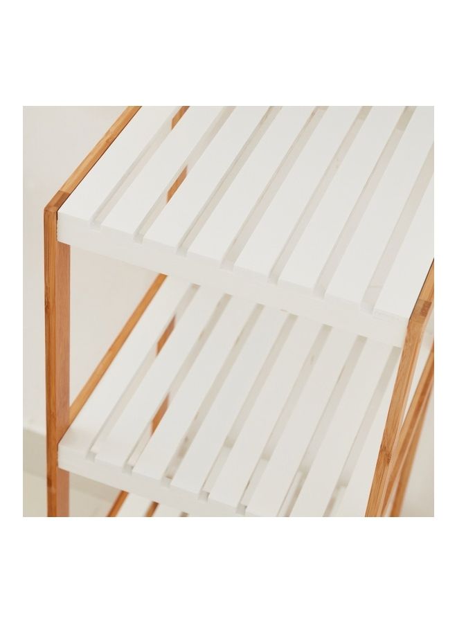 هوم بوكس رف تخزين حمّام ثلاث طبقات من لكزس - 33.8x33x79 سم متعدد الألوان 79x33.8x33سم - Image 5