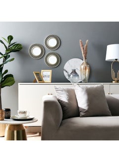 Home Box 3-Piece Nomad Mirror Set Gold 25cm  - Image 4