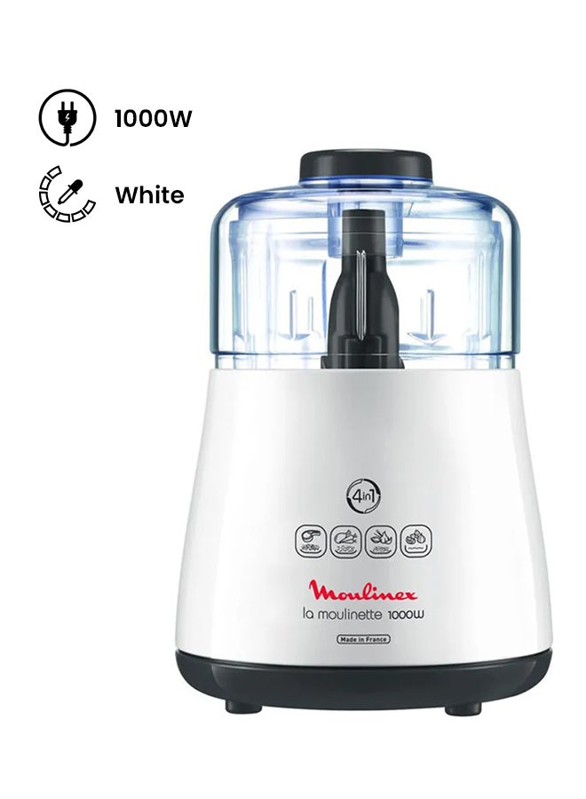 Moulinex - La Moulinette Dpa144 1000 Watt Chopper DPA144 White - Image 1