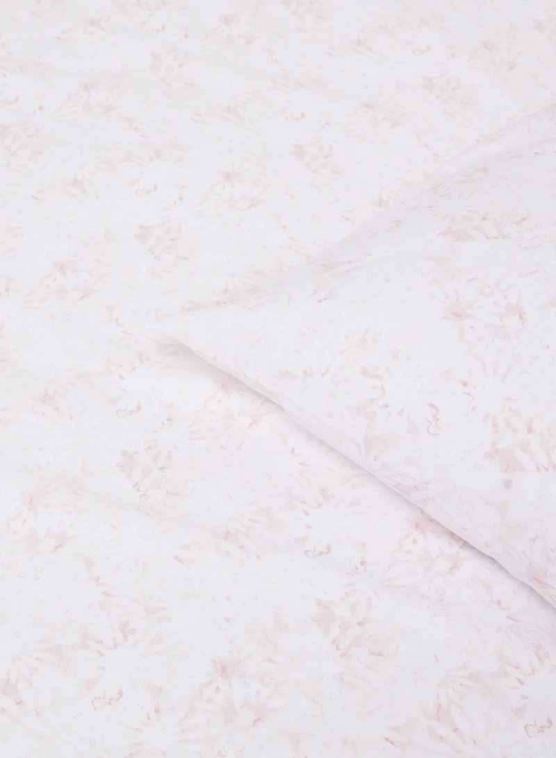 Noon East Duvet Cover Set - With 1 Duvet Cover 260X220 Cm And 2 Pillow Cover 50X75 Cm - For King/Super King Size Mattress - 100% Cotton Percale 180 Thread Count Springfield Rose