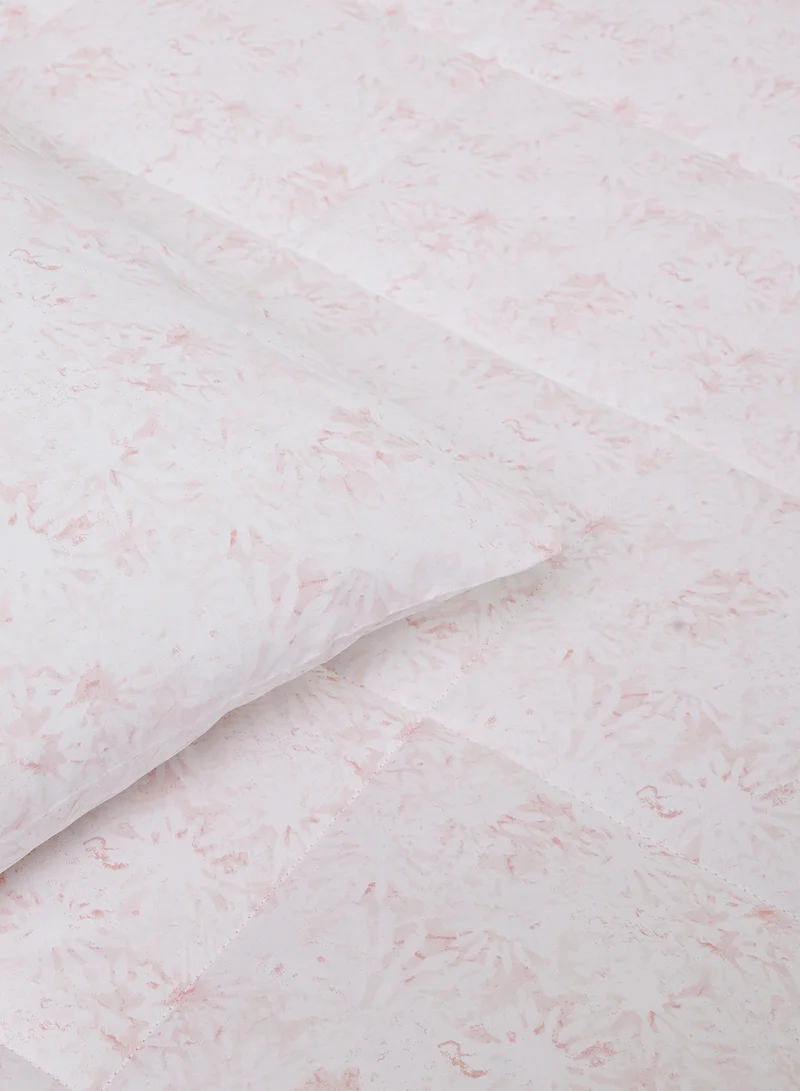 Noon East Comforter Set With Pillow Cover 50X75 Cm, Comforter 260X240 Cm - For King Size Mattress - 100% Cotton Springfield Lucent - Sleep Well Lightweight And Warm Bed Linen Springfield Rose