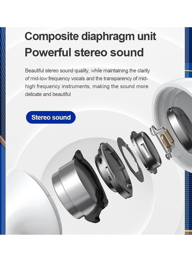 نوكيا سماعة إيربادز لاسلكية حقيقية بخاصية البلوتوث 5.1 أبيض - Image 5