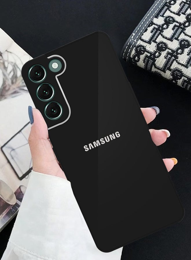 MARGOUN Slim Shockproof Electroplating Case Cover With Camera Lens Protection For Samsung Galaxy S22 5G 6.1 inch Black - Image 3