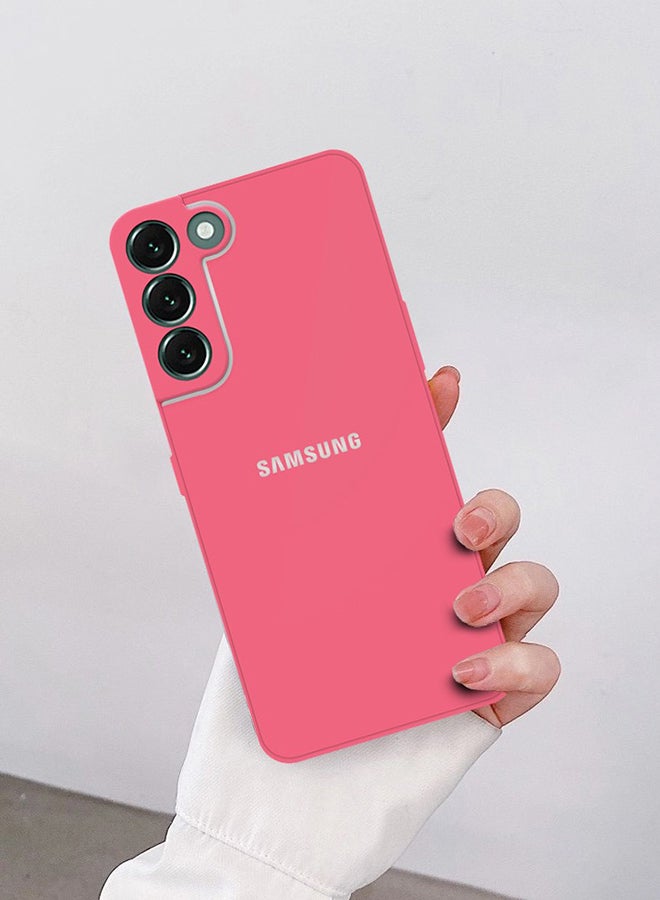 مارجون غطاء حماية رفيع مضاد للصدمات مع حماية لعدسة الكاميرا لهاتف سامسونج جالاكسي S22 بلس بتقنية 5G مقاس 6.6 بوصة وردي - Image 4