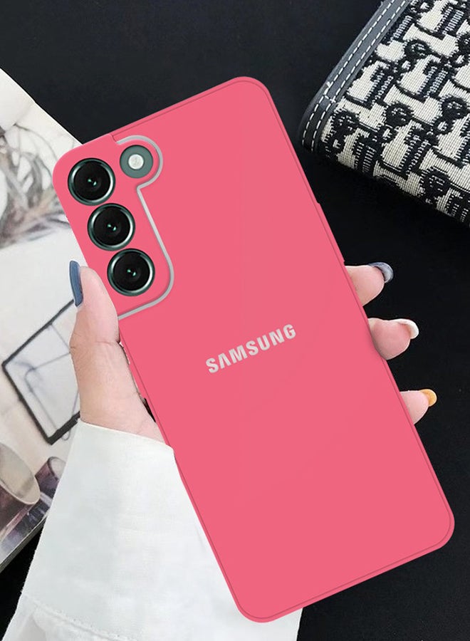 مارجون غطاء حماية رفيع مضاد للصدمات مع حماية لعدسة الكاميرا لهاتف سامسونج جالاكسي S22 بلس بتقنية 5G مقاس 6.6 بوصة وردي - Image 3