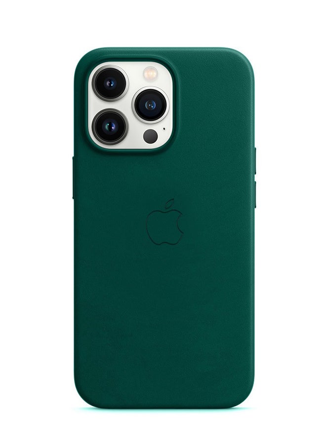 MARGOUN Premium Leather Case Protective Cover For iPhone 13 Pro Green - Image 1
