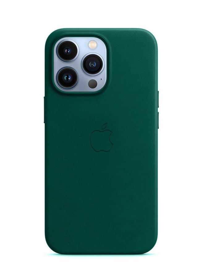 MARGOUN Premium Leather Case Protective Cover For iPhone 13 Pro Green - Image 4