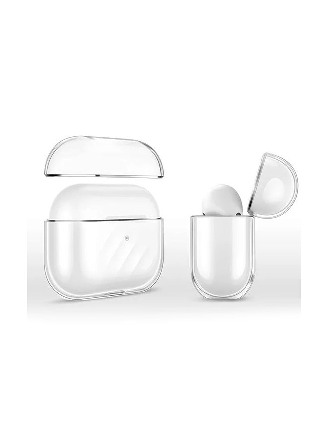 MARGOUN - Shockproof Case Transparent TPU Cover With Keychain For Apple AirPods 3 (3rd Generation) Clear - Image 1