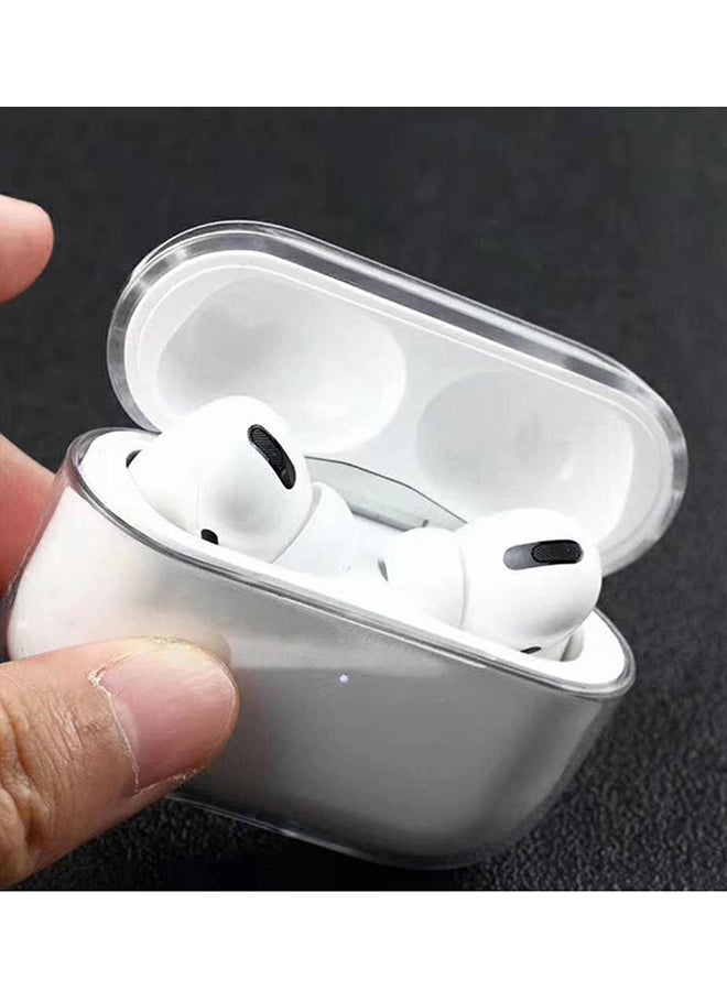 MARGOUN Shockproof Case Transparent TPU Cover With Keychain For Apple AirPods Pro Clear  - Image 4