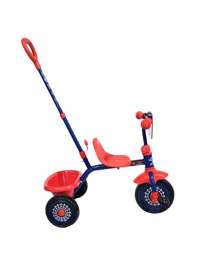 Spiderman Trike With Push Handle