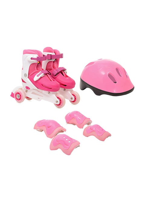 Inline Roller Skate Set With Light