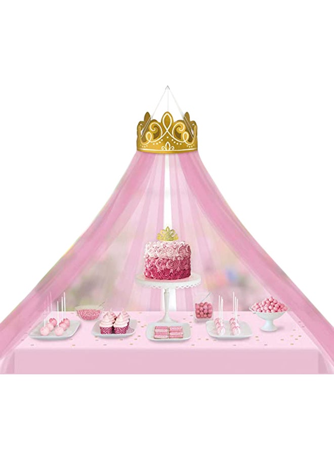 أمسكان Disney Princess Crown Decoration With Tulle 19.5x17.5x0.5inch