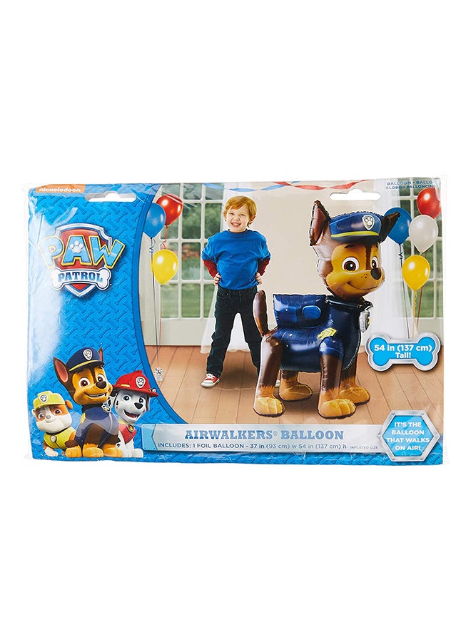 Anagram Paw Patrol Chase Air Walker Balloon 37x54inch Birthday Decorations Party Supplies 37x54inch - Image 1