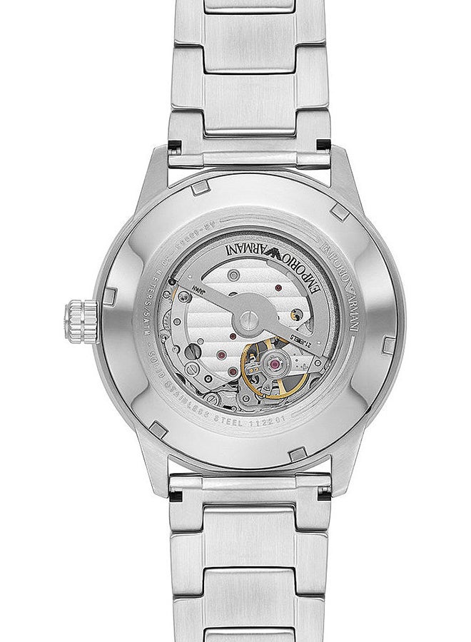 امبوريو ارماني ساعة يد أوتوماتيكة بسوار من الاستانلس ستيل طراز AR60053 للرجال - Image 4