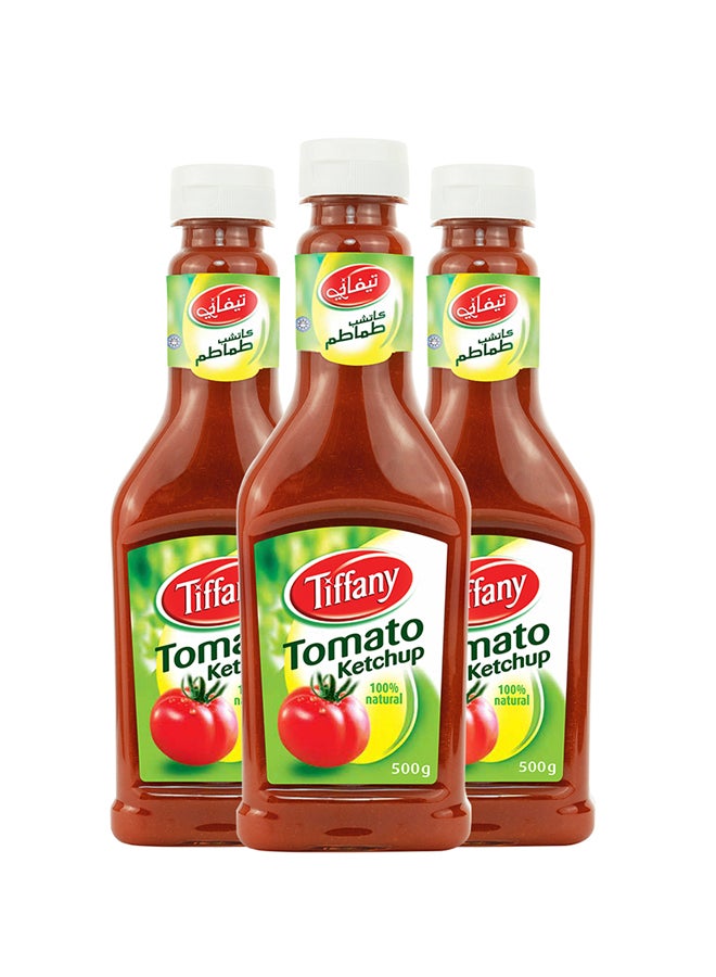 Tiffany Tomato Ketchup 500grams Pack of 3 - Image 1