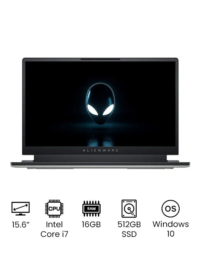 DELL - Alienware x15 R1 (Upgraded Version) Laptop With 15.6 360Hz FHD Display Intel Core i7-11800H 16GB 512GB SSD Navidia GEFORCE RTX3070 8GB WIN 10 HOME /International Version English/Arabic Silver - Image 1