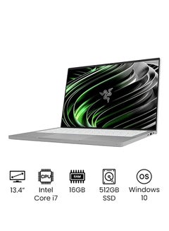 Book 13 Laptop With 13.4-Inch UHD Touch Display, Core i7 1165G7 Processor/16GB RAM/512GB SSD/Intel Iris XE Graphics /International Version English Mercury Color