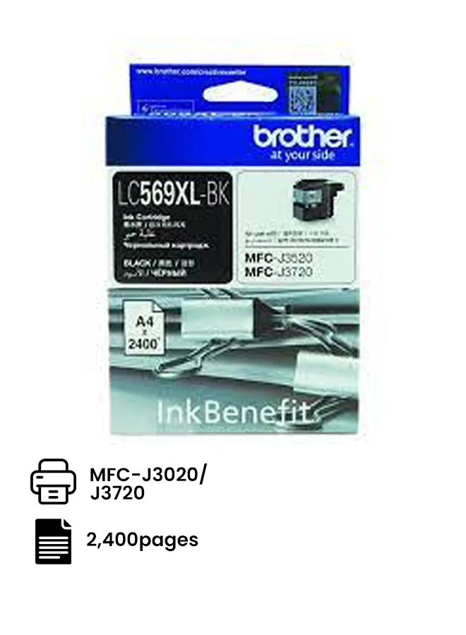 brother Ink Cartridge  LC569XLBK Black - Image 2