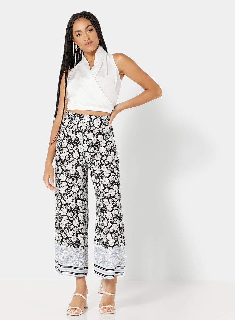 نيو لوك بنطال بأرجل واسعة أسود - Image 3