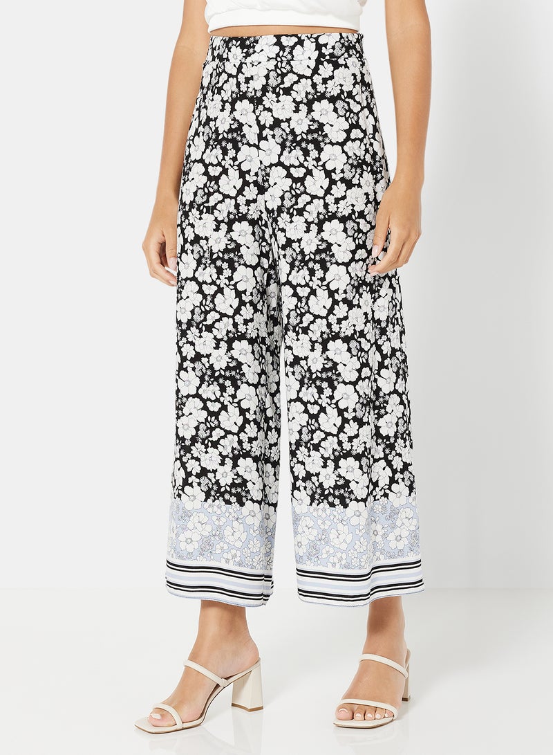 نيو لوك بنطال بأرجل واسعة أسود - Image 1