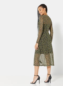 NEW LOOK Ditsy Floral Dress Multicolour  - Image 2
