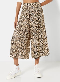NEW LOOK Leopard Print Culottes Multicolour  - Image 1
