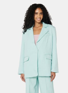 NA-KD Oversized Blazer Light Blue  - Image 1