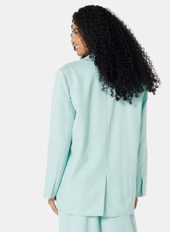 NA-KD Oversized Blazer Light Blue  - Image 2