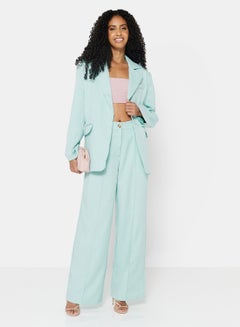 NA-KD Oversized Blazer Light Blue  - Image 3