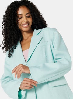 NA-KD Oversized Blazer Light Blue  - Image 4