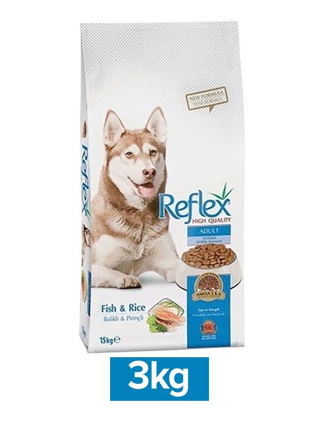 REFLEX Adult Dog Food Fish And Rice 3kg