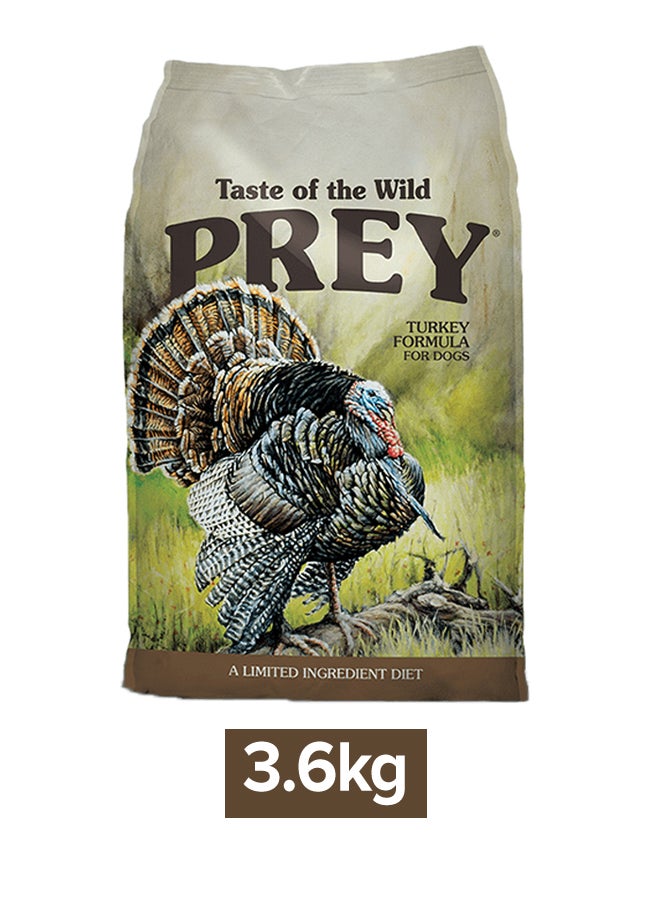 Prey Turkey Limited Ingredient Formula For Dogs 3.6kg