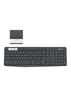K375s Multi-Device Wireless Keyboard and Stand Combo, EN Layout Black