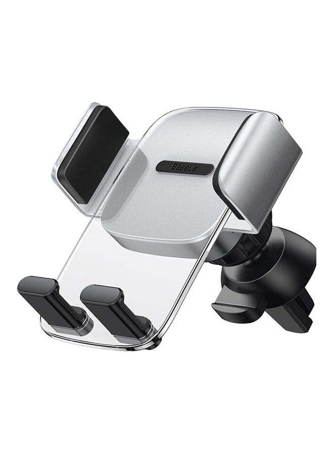 Baseus Easy Control Clamp Car Mount Phone Holder For Air Vent Silver - Image 1