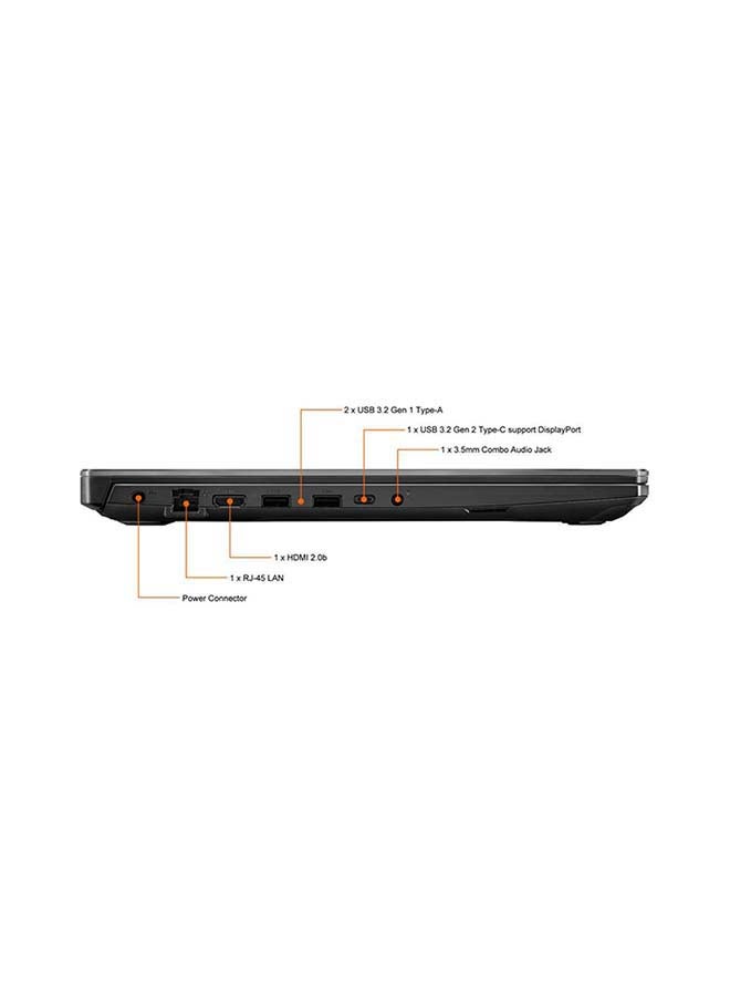 ASUS - TUF F17 FX706HE Gaming Laptop With 17.3-Inch FHD Display, Core i5-11260H Processer/8GB RAM/512GB SSD/4GB Nvidia GeForce RTX 3050Ti Graphics Card English Black - Image 1