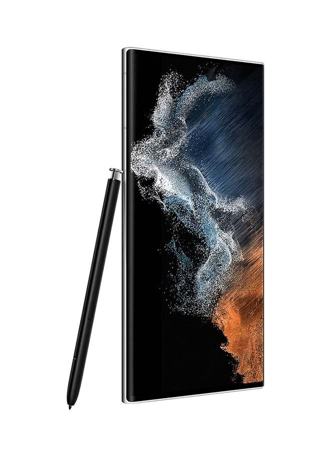 سامسونج هاتف Galaxy S22 Ultra ثنائي الشريحة باللون الأبيض فانتوم وذاكرة وصول عشوائي (RAM) سعة 12 جيجابايت وذاكرة تخزين داخلية 256 جيجابايت يدعم تقنية 5G - إصدار الشرق الأوسط  - Image 5