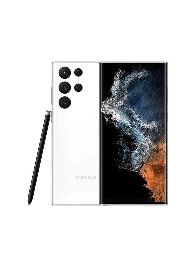 Samsung Galaxy S22 Ultra Dual SIM Phantom White 8GB RAM 128GB 5G - International Version - Image 1