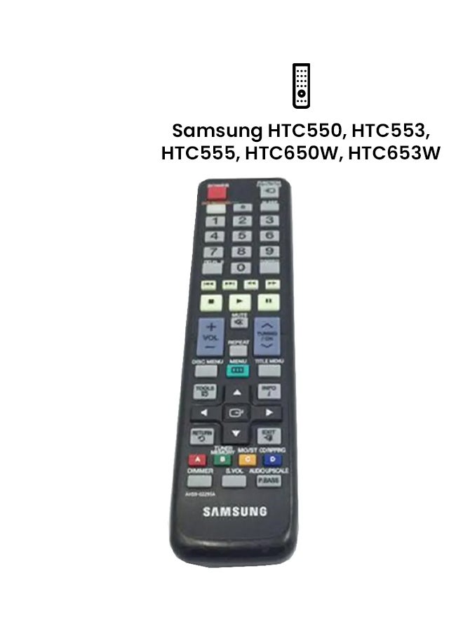 Samsung Remote Control For Samsung HTC550/HTC553/HTC555/HTC650W/HTC653W Black 