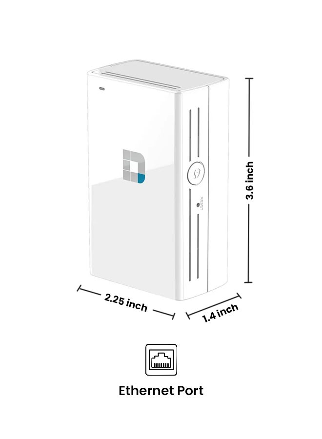 دي لينك - لاسلكي AC750 أداة تمديد نطاق مزدوج DAP-1520 أبيض - Image 1
