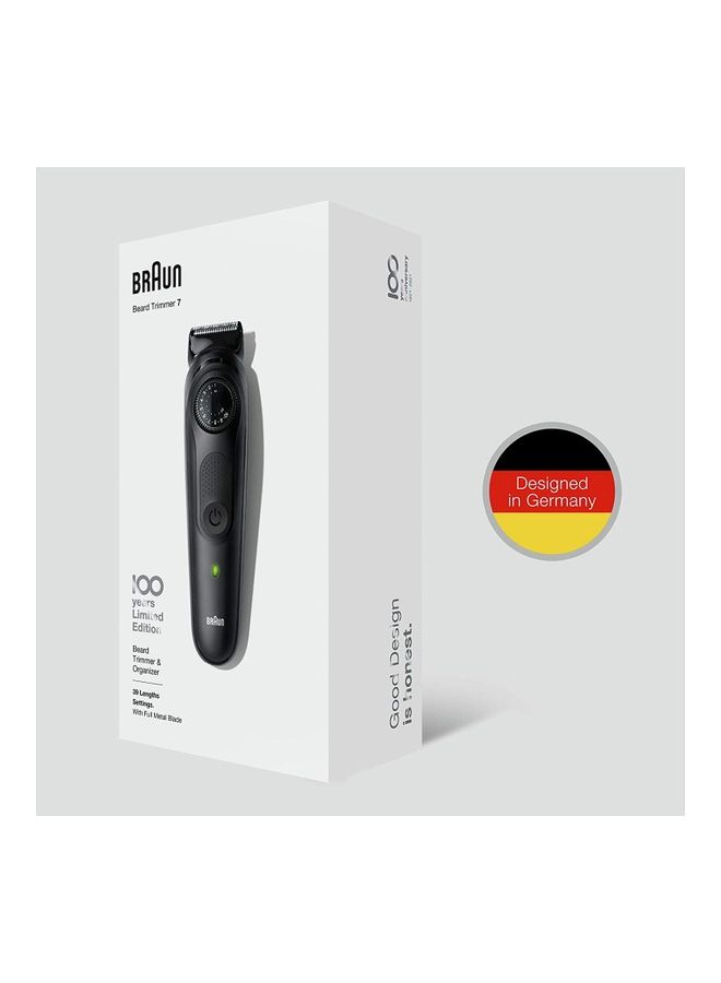 BRAUN - MBBT7 Beard Trimmer 100 Years Design Edition Black 22.4 x 6.6 x 22cm - Image 1