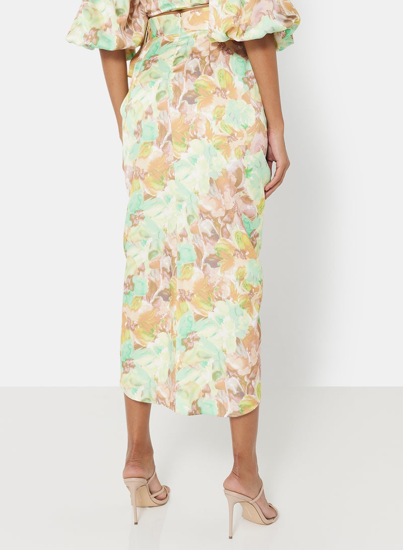 Keepsake - Floral Wrap Skirt Multicolour - Image 1