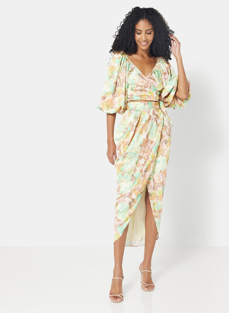 Keepsake - Floral Wrap Skirt Multicolour - Image 1