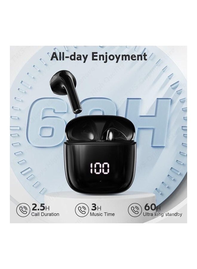 XT83 Pro Bluetooth cCmpatible Wireless Professional Noise Reduction Digital Display Stereo Sound Blue