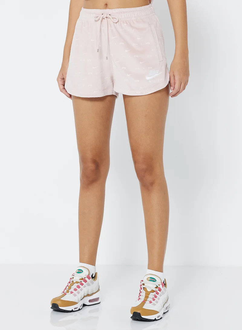 Nike NSW Air Velour Shorts Pink