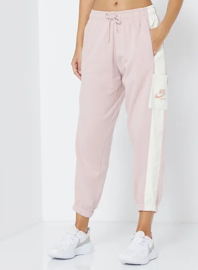 Nike NSW Fleece Heritage Sweatpants Pink