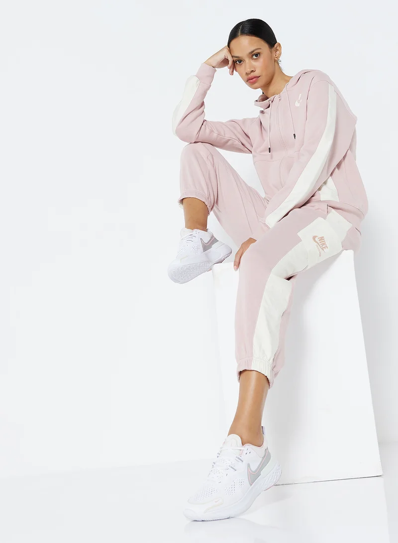 نايكي NSW Fleece Heritage Sweatpants Pink